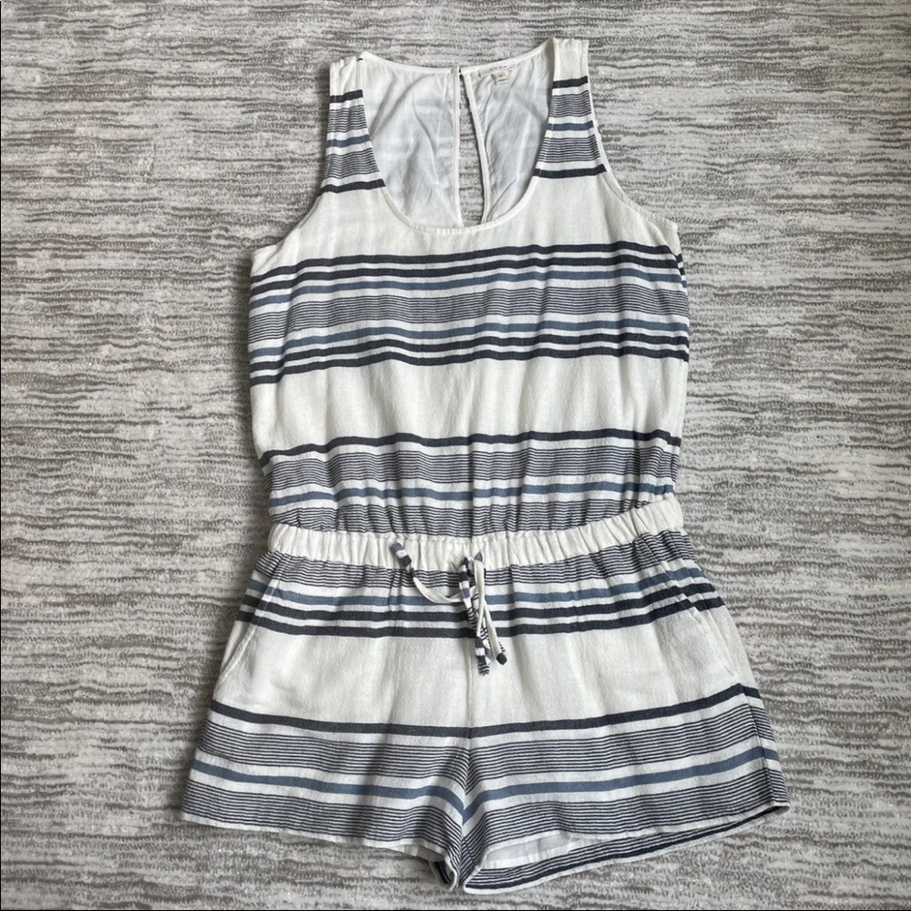 Soft Joie striped romper